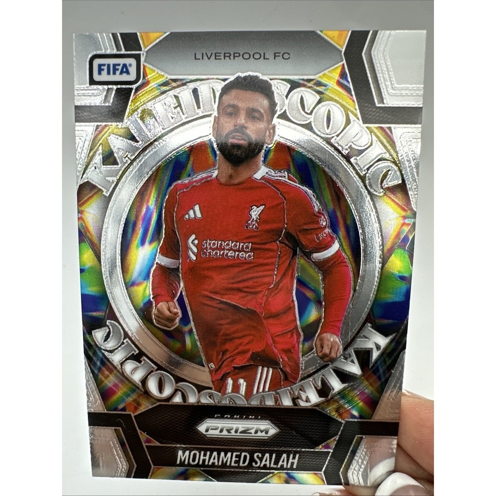 Panini 2025-26 Prizm FIFA Soccer Kaleidoscopic Mohamed Salah Liverpool FC #9